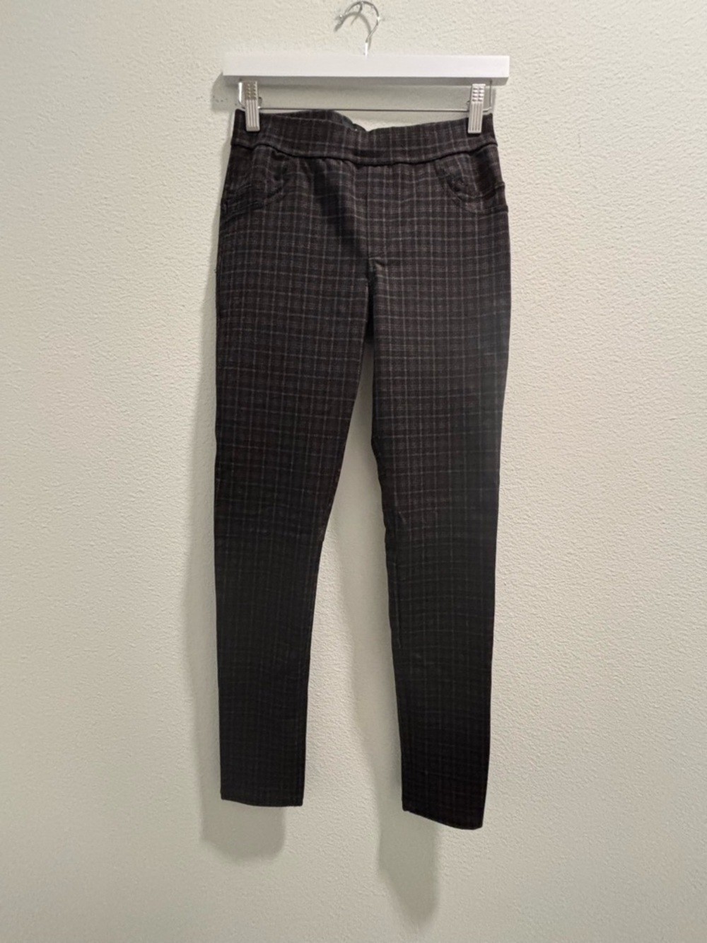 Sanctuary Runway High Waist Skinny Pants in Plaid, size S